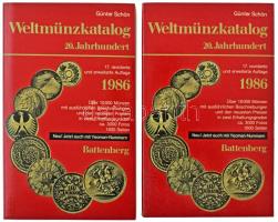 Günter Schön: Weltmünzkatalog - 20. Jahrhundert. 17. kiadás, Battenberg, München,1985. Két kötetben, újszerű állapotban.