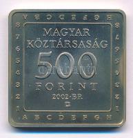 2002. 500Ft Cu-Ni "Kempelen Farkas Sakkautomatája" kapszulában T:BU patina Adamo EM181