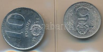 1983. 20f Al + 5Ft Ni + 10Ft Ni "FAO" sor, eredeti műbőr tokban, tanúsítvánnyal T:UNC Adam...