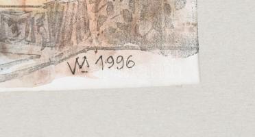 cca 1966-96 Varga Mátyás (1910-2002) grafikus, díszlettervező által készített színpadi látványtervek...