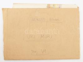 cca 1960 Varga Mátyás (1910-2002) grafikus, díszlettervező által készített színpadi látványtervek, a...