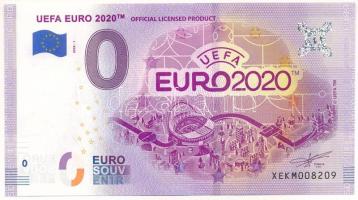 Hollandia 2020. 0E szuvenír bankjegy "UEFA Euro 2020" T:UNC  Netherlands 2020. 0 Euro souvenir banknote "UEFA Euro 2020" C:UNC