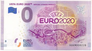 Hollandia 2020. 0E szuvenír bankjegy &quot;UEFA Euro 2020&quot; T:UNC  Netherlands 2020. 0 Euro souvenir banknote &quot;UEFA Euro 2020&quot; C:UNC