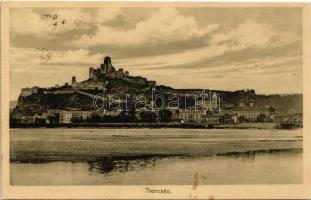 1922 Trencsén, Trencín; vár. Gansel Lipót kiadása / castle