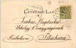 1904 Tótsóvár, Sóvár, Solivar (Eperjes, Presov); sóbánya raktára. Divald / warehouse of the salt min...