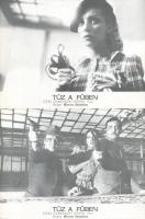 cca 1989 előtt készült ,,Tűz a fűben" című román film jelenetei és szereplői, 5 db produkciós f...