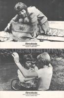 cca 1989 előtt készült ,,Álmodozás" című szovjet film jelenetei és szereplői, 8 db produkciós f...