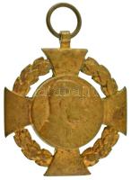 1908. &quot;Katonai Jubileumi Kereszt&quot; aranyozott bronz kitüntetés mellszalag nélkül T:VF Hungary 1908. &quot;Diamond Jubilee Cross for the Armed Forces&quot; gilt bronze decoration without ribbon C:VF NMK 269.