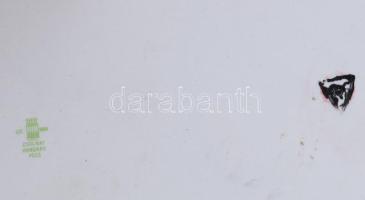 Zsolnay Pompadour szendvicses készlet, jelzett, hibátlan