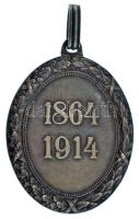 1914. "A Vörös Kereszt Ezüst Díszérme hadidíszítménnyel" zománcozott Ag kitüntetés, fémjel...