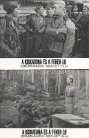 cca 1989 előtt készült ,,A kiskatona és a fehér ló" című szovjet film jelenetei és szereplői, 1...