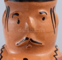 Miskakancsó, mázkopással, m: 22,5 cm