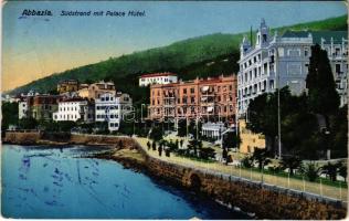 Abbazia, Opatija; Südstrand mit Palace Hotel