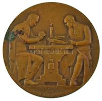 Berán Lajos (1882-1943) 1938. &quot;Debreceni Collegium 1538-1938 / Orando et Laborando&quot; bronz emlékérem (41mm) T:AU patina