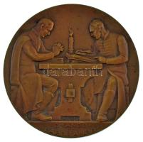 Berán Lajos (1882-1943) 1938. "Debreceni Collegium 1538-1938 / Orando et Laborando" bronz ...