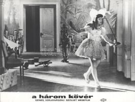 cca 1989 előtt készült ,,A három kövér" című szovjet film jelenetei és szereplői, 3 db vintage ...