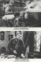 cca 1989 előtt készült ,,Zöld rakéták" című szovjet film jelenetei és szereplői, 17 db vintage ...