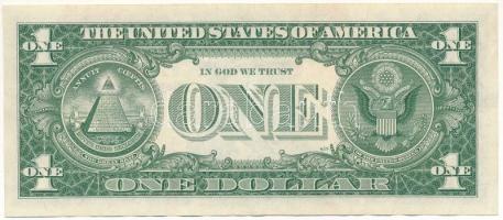 Amerikai Egyesült Államok 1961-1965. (1957B) 1$ "Silver Certificate - kisméretű", kék pecs...