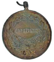 1917. "Károly Ezüst Vitézségi Érem I. osztálya " jelzetlen Ag kitüntetés mellszalagon. Szi...