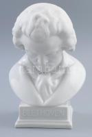 Herendi Beethoven büszt. Mázas és biszkvit porcelán, jelzett, m: 20,5 cm