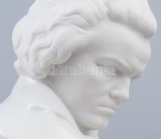 Herendi Beethoven büszt. Mázas és biszkvit porcelán, jelzett, m: 20,5 cm