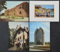 Kb. 300 db MODERN magyar színes város képeslap 1960-2000-ből / Cca. 300 modern Hungarian town-view p...