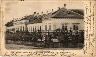 Nagyenyed, Aiud; Honvéd kaszárnya, laktanya. Fenichel Lázár kiadása / K.u.K. military barracks (EK)