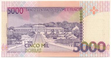 Sao Tomé és Principé 1996. 5000D T:UNC 
Saint Thomas & Prince 1996. 5000 Dobras C:UNC 
Krause ...