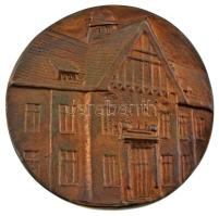 Váró Márton (1943- ) DN "Prof. Dr. Szeleczky Gyula" kétoldalas, öntött bronz plakett (92mm...