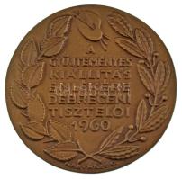 Iván István (1905-1968) 1960. "Holló László / A gyűjteményes kiállítás emlékérem debreceni tisz...
