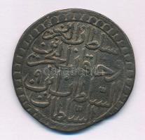 Oszmán Birodalom 1758. (1171) Altmislik Ag "III. Musztafa" (23,19g) T:VF patina, karc Ottoman Empire 1758. (1171) Altmislik Ag "Mustafa III" (23,19g) C:VF patina, scratch Krause KM#324