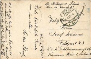 1915 Herr, lass dich finden, wo wir dich suchen / Első világháborús osztrák-magyar katonai művészlap...