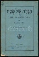 The Haggadah of Passover for Members of the Armed Forces of the United States. [Pészahi Haggáda az Amerikai Egyesült Államok haderejének tagjai számára]. Edited by David and Tamar de Sola Pool. New York, 1945, National Jewish Welfare Board, 2 sztl. lev.+ 123+(1) p. Angol és héber nyelven. Kiadói papírkötés, kissé viseltes állapotban, kissé foltos, gyűrött borítóval, helyenként kissé foltos lapokkal. / In English language. Softcover, in slightly worn condition, slightly stained, creased cover.