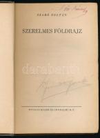 Szabó Zoltán: Szerelmes földrajz. Bp.,[1942.], Nyugat, 202+2 p. Első kiadás! Kiadói félvászon-kötésb...