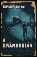 Kovács Imre: A kivándorlás. Szolgálat és Írás Munkatársaságának Könyvei 6. Bp., (1938.),Cserépfalvi,(Pápai Ernő-ny.), 199 p. Első kiadás! Kiadói papírkötés, sérült, kissé hiányos borítóval, hiányos borítékkal.