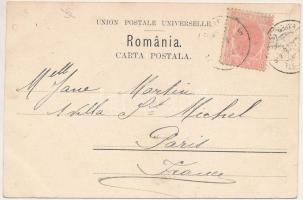 1906 Bucharest, Bukarest, Bucuresti, Bucuresci; Muscal / horse-drawn carriage, Romanian folklore (EK...