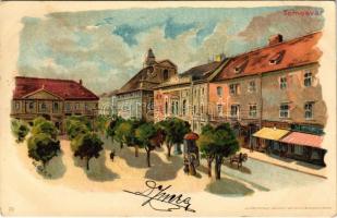 1899 (Vorläufer) Temesvár, Timisoara; Kosmos 79. Art Nouveau, litho (EK)