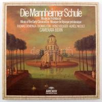 Die Mannheimer Schule (Musik Der Frühklassik). Thomas Demenga, Thomas Füri, Heinz Holliger, Aur?le Nicolet, Camerata Bern. LP Vinyl 3x 1980 Archiv Produktion. G +prospektus