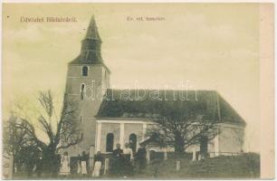 1910 Bikfalva, Bicfalau; Református vártemplom / Calvinist castle church