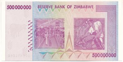 Zimbabwe 2008. 500.000.000D T:UNC,AU
Zimbabwe 2008. 500.000.000 Dollars C:UNC,AU