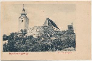 1906 Sepsiszentgyörgy, Sfantu Gheorghe; Református vártemplom. Benkő M. kiadása / Calvinist castle church (EK)