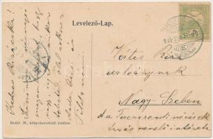 1906 Sepsiszentgyörgy, Sfantu Gheorghe; Református vártemplom. Benkő M. kiadása / Calvinist castle c...