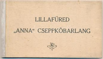 Lillafüred (Miskolc), Anna cseppkőbarlang - régi képeslapfüzet 9 képeslappal