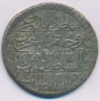Oszmán Birodalom 1792 (1203/4) Yüzlük Ag "III. Szelim" (30,42g) T:VF patina, korrózió
Ott...