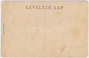 Szászkabánya, Németszászka, Sasca Montana; Nagy Kálvária. Lang J. kiadása / calvary hill (b)