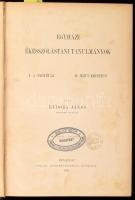 Kudora János: Egyházi ékesszólástani tanulmányok. I., II., IV., V. köt. [Egy kötetben]. I. A próféták. II. Jézus Krisztus. IV. Latinnyelvű szent-atyák. (1. Sz. Ambrus. 2. Sz. Ágoston. 3. Nagy Sz. Leó. 4. Nagy Sz. Gergely.) V. Francia egyházi szónokok. Bp., 1892-1896, Pallas / Athenaeum, 75+(1) p., 141+(3) p., 113+(3) p., 104 p. Átkötött egészvászon-kötésben, helyenként kissé foltos lapokkal, intézményi bélyegzőkkel. Ritka!