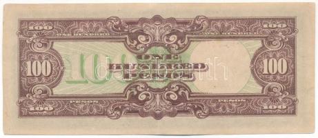 Fülöp-szigetek / Japán megszállás 1944. 100P T:F
Philippines / Japanese occupation 1944. 100 Pesos ...
