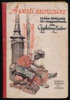 Gyökössy Endre: A pesti szerecsen. Vidám történetek kis magyaroknak. Mühlbeck Károly rajzaival. Bp., [1930], Singer és Wolfner, 141+(3) p. Kiadói illusztrált félvászon-kötés, kissé viseltes, foltos borítóval, helyenként kissé foltos lapokkal, a címlapon leragasztott tulajdonosi/ajándékozási bejegyzéssel.