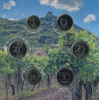 2022. 5Ft-200Ft (6xklf) forgalmi sor szettben + "Somlói borvidék" Cu-Ni-Zn proof emlékérem...