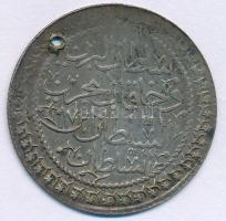 Oszmán Birodalom 1827. (1223/20) 60 Para billon "II. Mahmud" (6,04g) T:VF patina, átfúrt O...